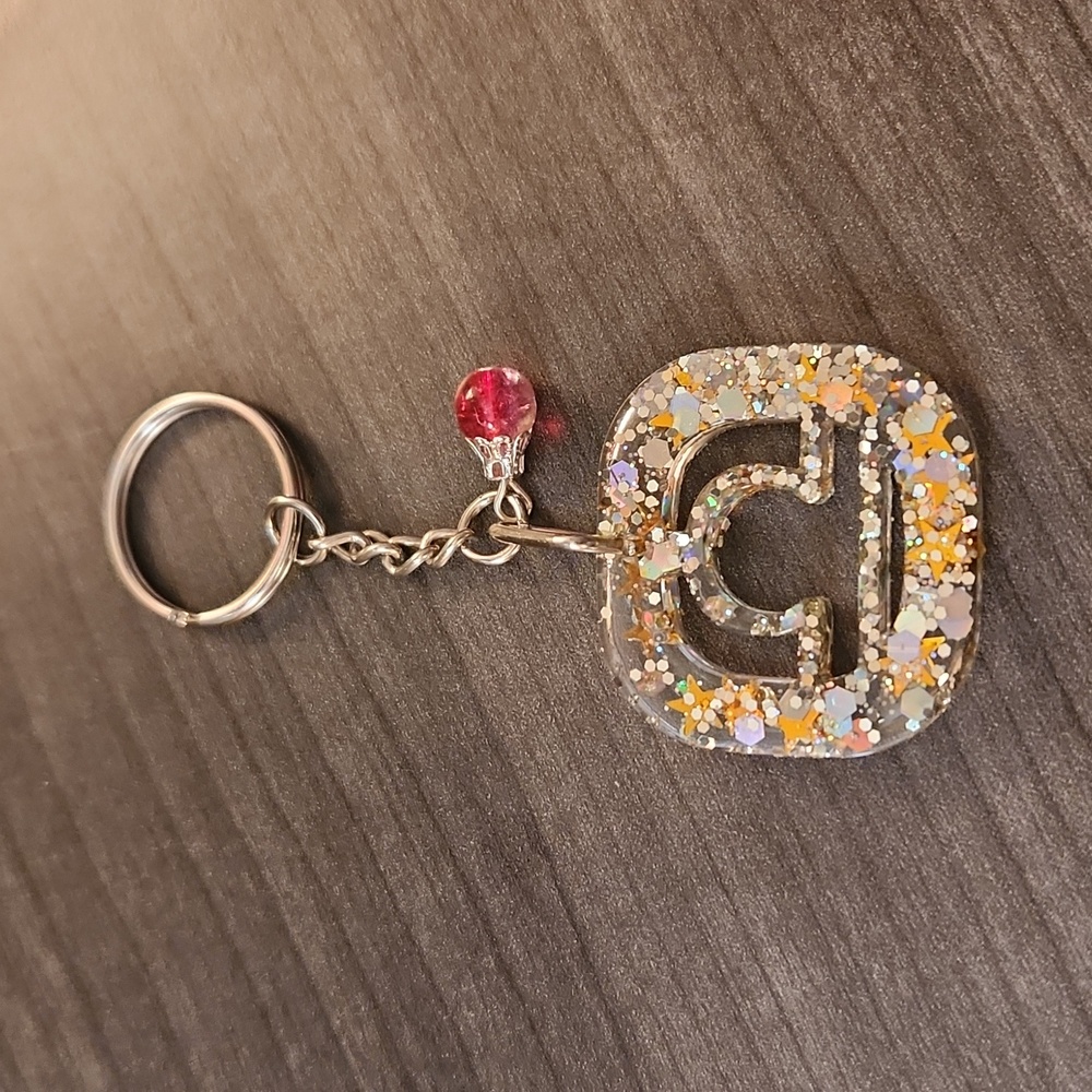 Zodiac Libra Resin Keychain